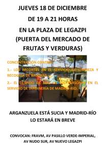 JUEVES 18 DE DICIEMBRE CON FOTO