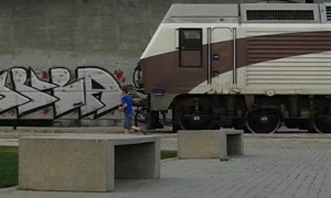 tren de la fresa y niños