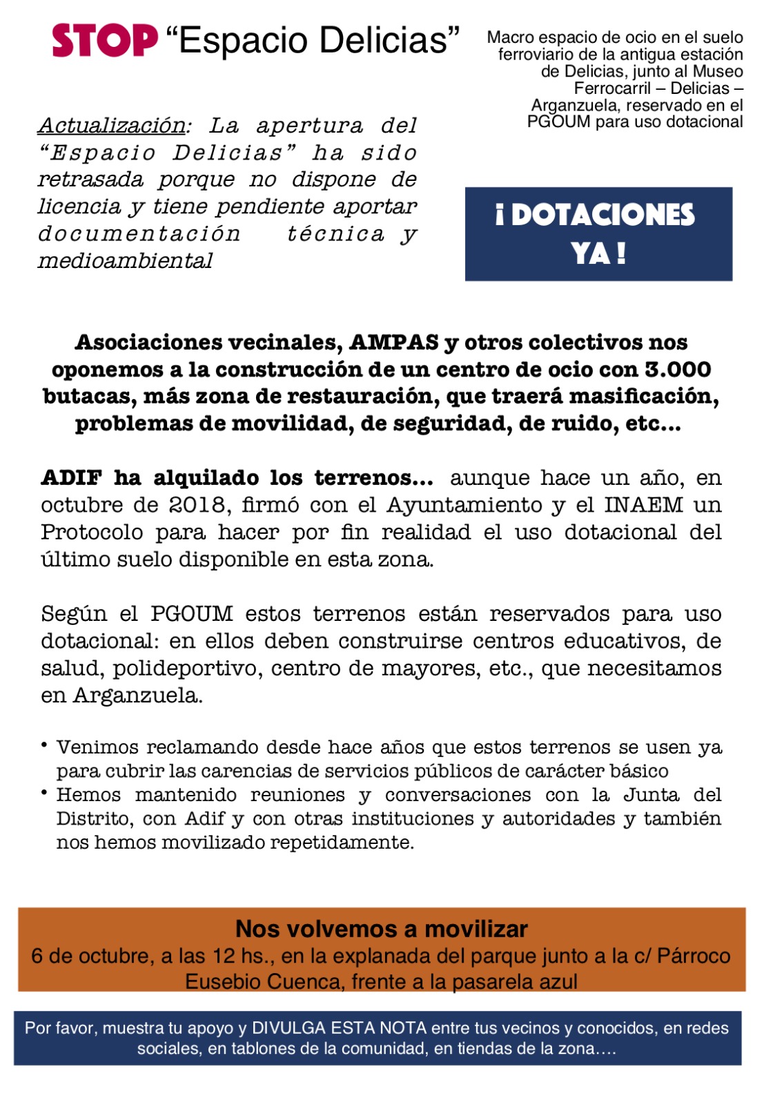 cartel delicias 2019