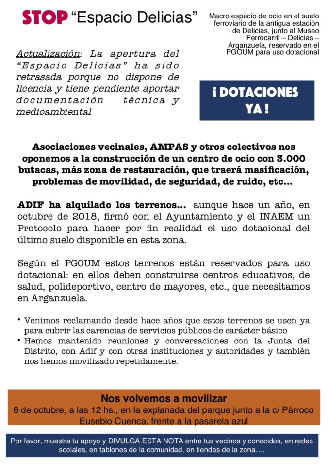 cartel delicias 2019